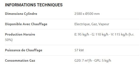 G26.50 - Sécheuse-repasseuse GMP SRL - Cylindre 2580xØ500 mm - Productivité élevée sans pauses_5