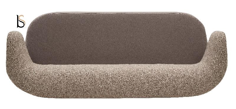 Canapé d'accueil 2 places Basel - Softline - Felt marron fonce 635_5