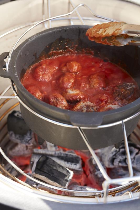 Pack Kamado Kamal 60 complet Barbecook - céramique haute résistance, grille Ø 53 cm, accessoires inclus_5