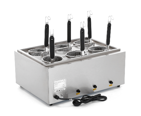 Cuiseur à pâtes avec 6 paniers + 3 robinets de vidange_5