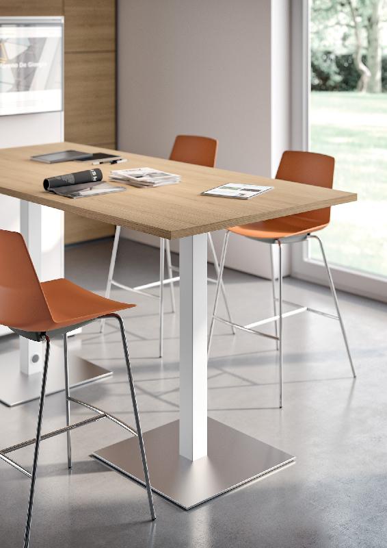 Table haute greko - QUADRIFOGLIO - blanc, orme blanchi_5