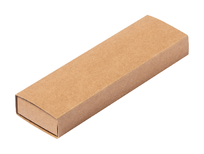 Parure de stylos en acier inoxydable recyclé - Stylo à bille et roller avec encre bleue - Livrée dans une boîte en papier kraft_5