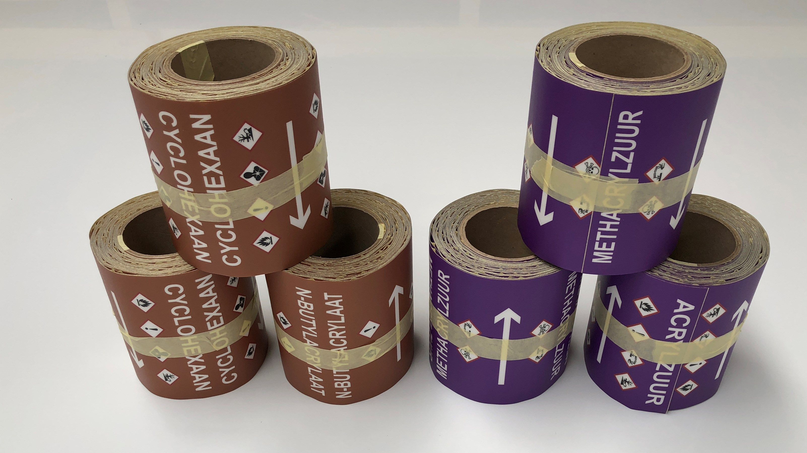 Étiquette auto-adhésive en rouleau ou plaquettes - Marquage des tuyauteries - LSI Industries_5