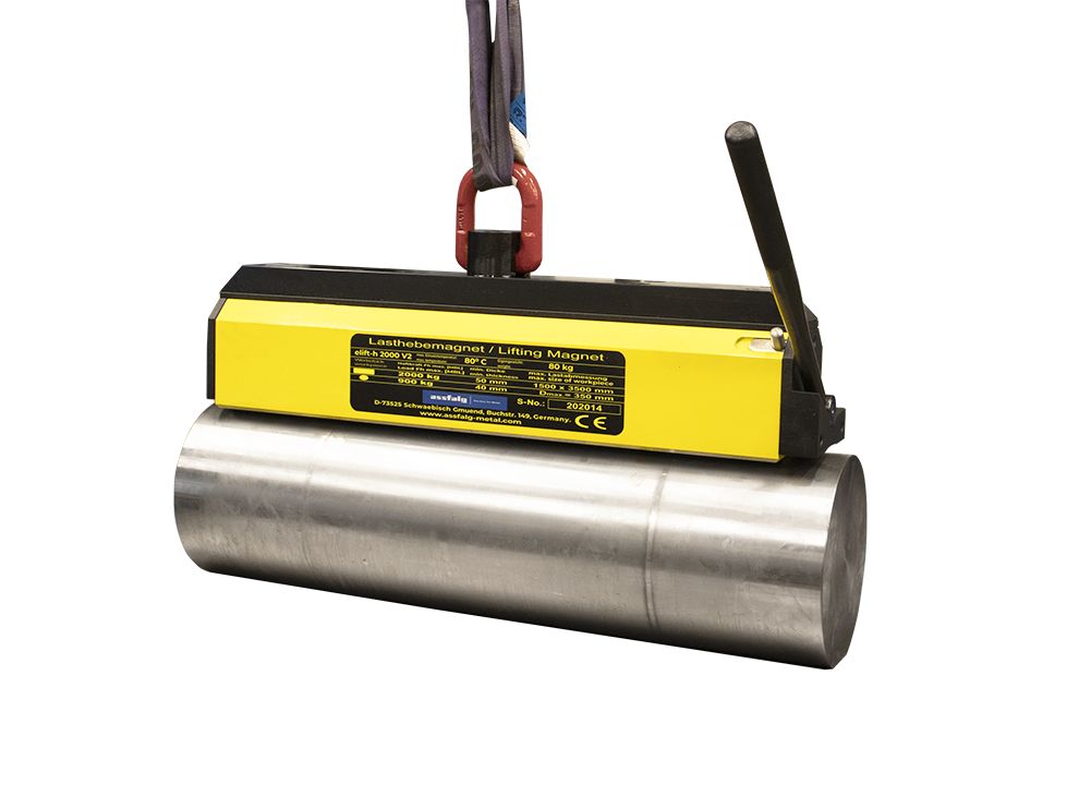 Aimant de levage Elift 2000 - Assfalg - Charge maximale 2000 kg - Dimensions compactes et robustes_5