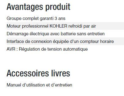 Groupe électrogène industriel Diesel 20000 ta xl avr export performant
