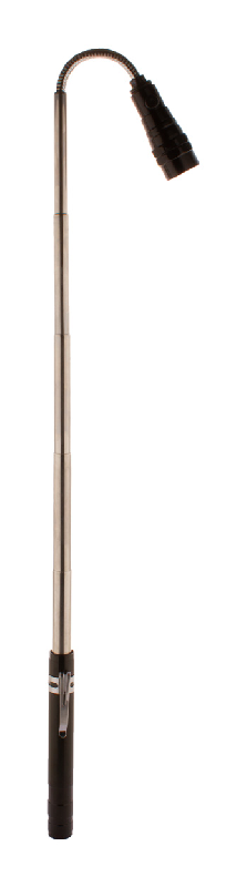 Lampe de poche extensible en aluminium - 3 LED, tête flexible et aimantée, longueur max 57 cm_5