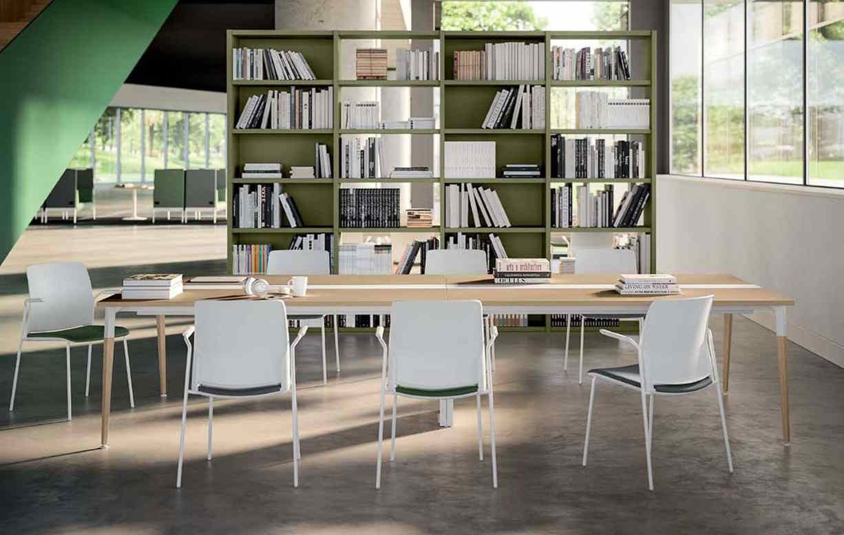 Chaise empilable CLOSE - assise et dossier en polypropylène - structure métal ou traineau - personnalisable et confortable_5