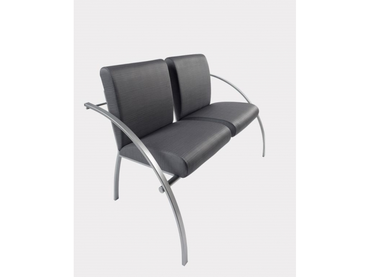 Fauteuil d'accueil tendance EVA - conception élégante, intemporelle et confortable - 1 ou 2 places_5