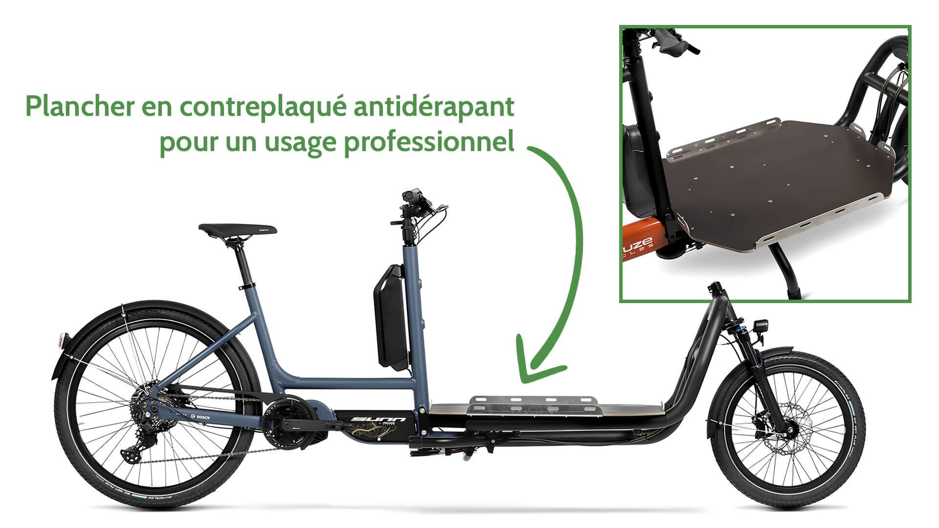 Biporteur cargo Sunn by Douze - Cadre bas - Coffre Ecobox 270L - Assistance électrique Bosch_5