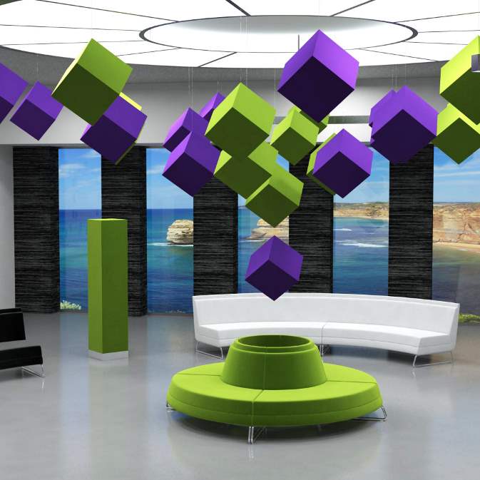 Cloison acoustique NO-SOUND - gamme complète avec écrans, tableaux et totems acoustiques - Fabrication française_5