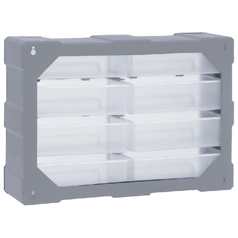 Vidaxl organisateur multi-tiroirs avec 8 grands tiroirs 52x16x37 cm 149600_5