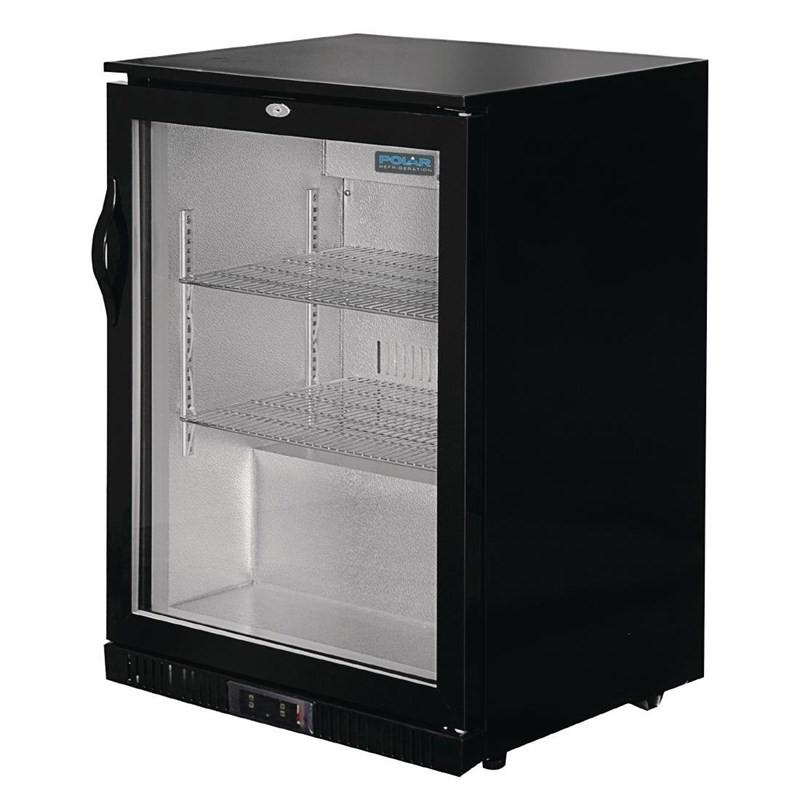 Arrière-bar une porte pivotante Série G noir 138L GL001 Polar_5