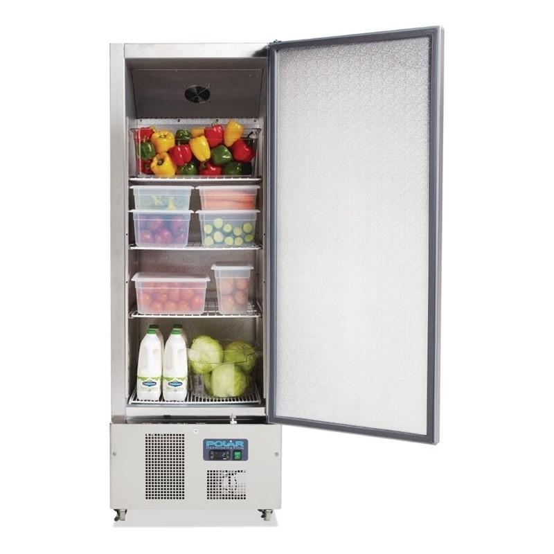 Armoire réfrigérée positive 1 porte Slimline Série G 440L G590 Polar_5