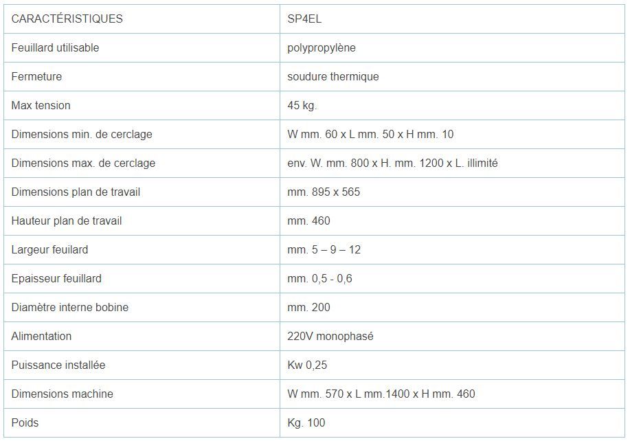 SP4EL - Cercleuse semi-automatique Ferplast - Poids 100 kg - Idéale pour colis lourds ou encombrants_5