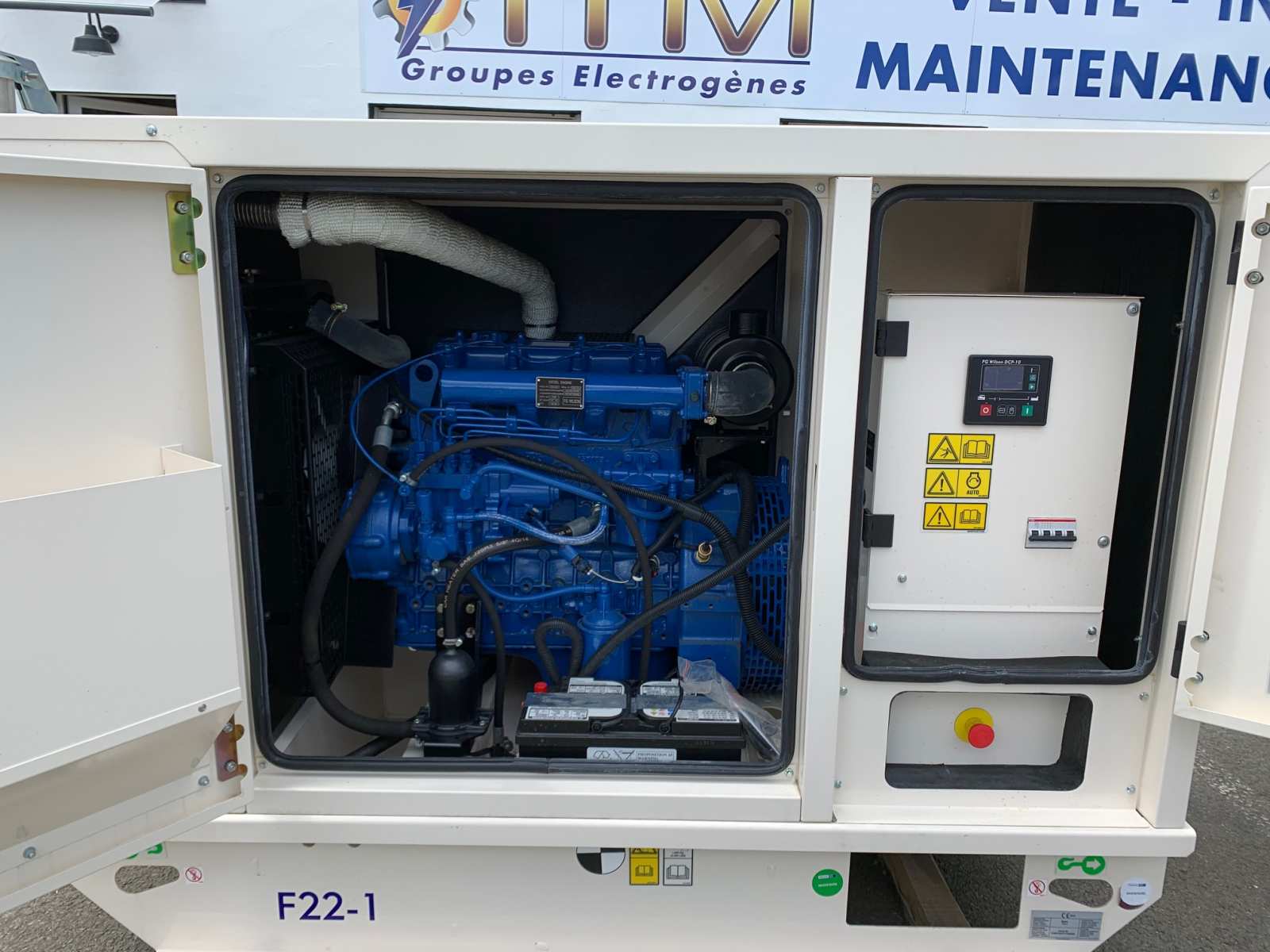 Groupe électrogène FG WILSON avec capote insonorisé neuf - F22 - 22 KVA_5