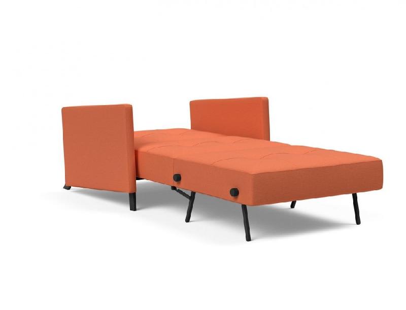Fauteuil design convertible INNOVATION LIVING - Sofabed Cubed 02 Arms Argus Rust - Lit 200x90 cm_5