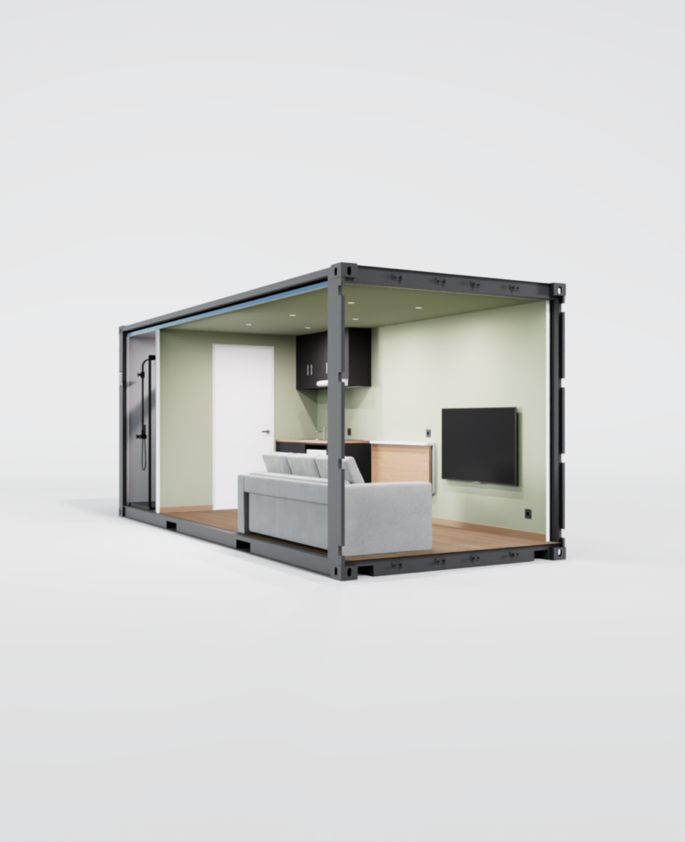 Logement compact, économique et durable pour les besoins de logements temporaires ou étudiants : Cargo Student? 20_5