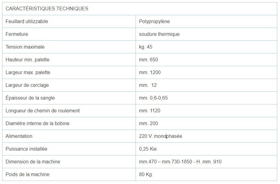 FP-TP600 - Cercleuse semi-automatique pour palettes - Ferplast - 80 kg_5