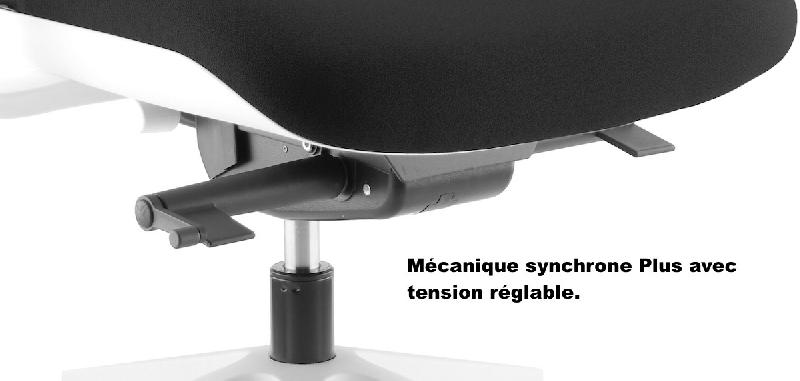 Fauteuil de bureau Wi Max avec coque blanche - Sokoa. - Oui, Vert 155_5