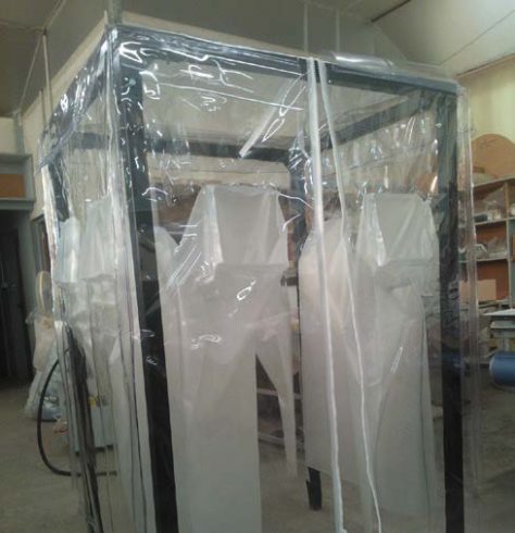 Cabine prémontée SINTHYKIT pour espaces protégés - Meulage, soudage, peinture et plus_5