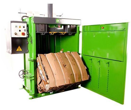 Presse à balles haute capacité V16 pour plastique et film plastique - Compactage sécurisé pour déchets souples et volumineux._5