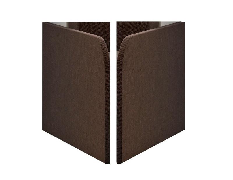 Armoire lit escamotable Dynamo Sofa - chêne, canapé tissu marron avec accoudoirs - couchage 90x200 cm_5