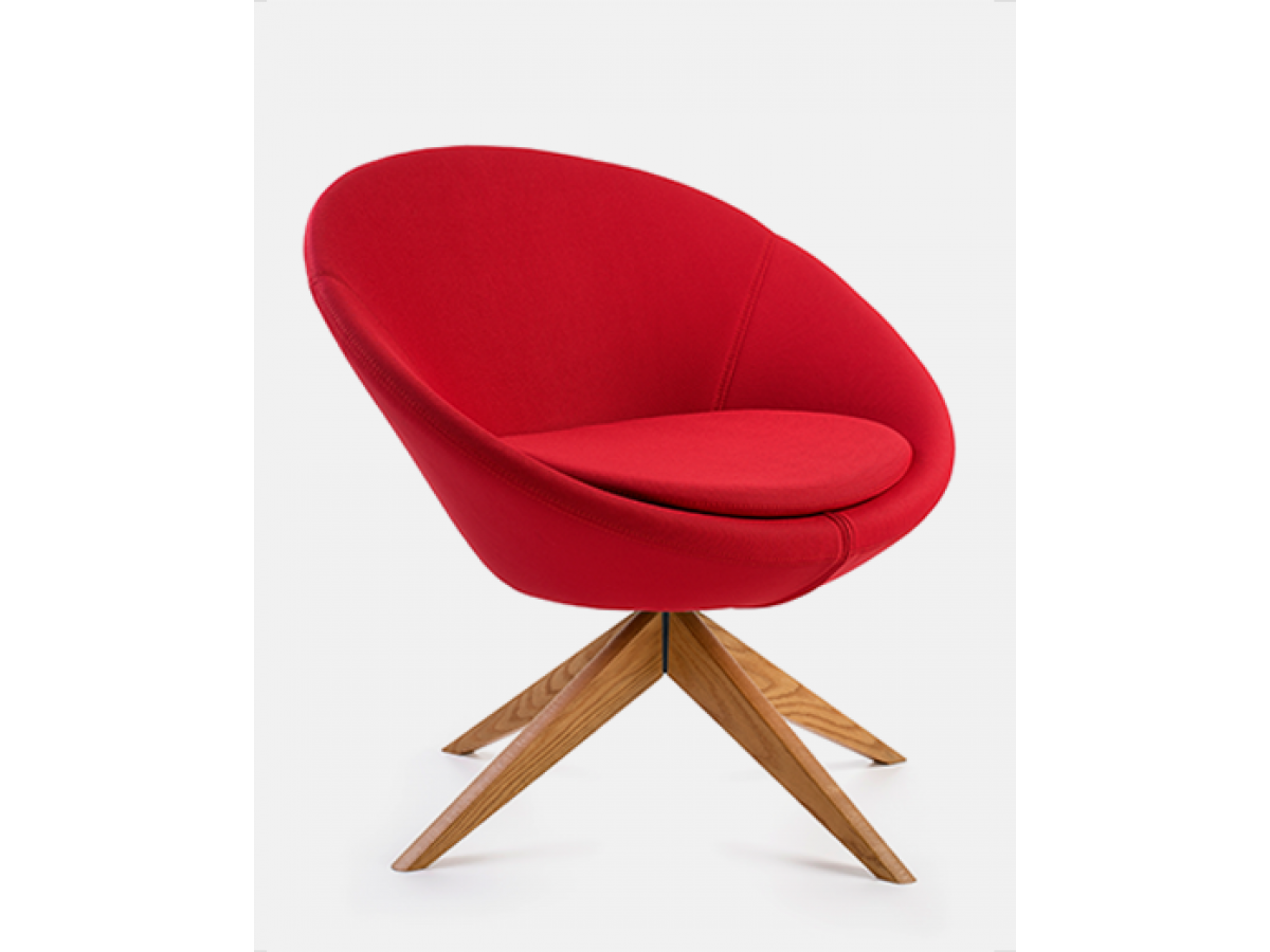 Fauteuil d'accueil vintage CIRCLE - Design épuré des années 60 - Différentes configurations disponibles_5