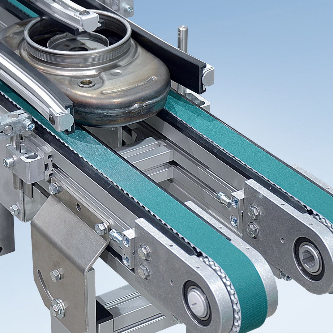 Convoyeur à courroies dentées ZRF-P 2010 - Transport de porte-pièces lourds et produits stables - mk technology group_5