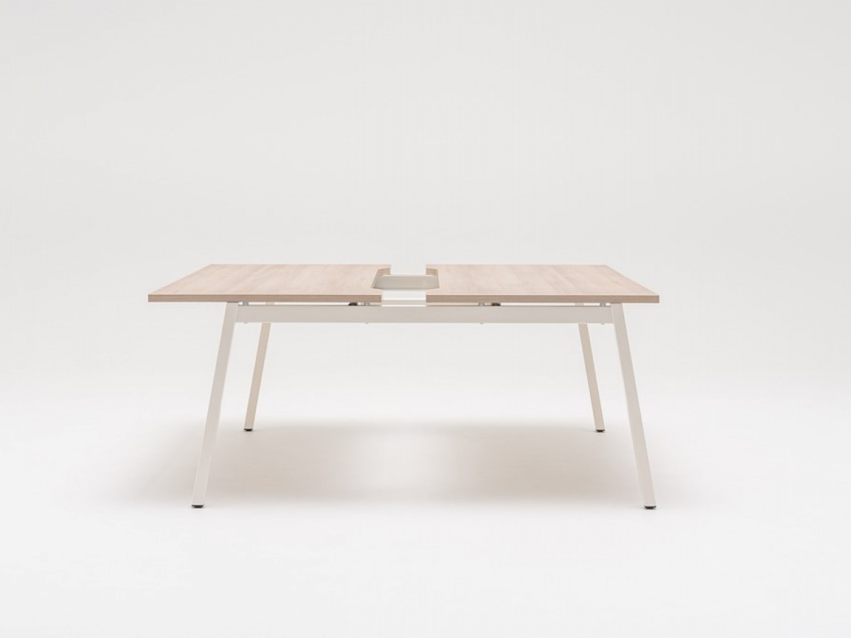 Bureau opératif administratif avec plateaux coulissants - OGI SLIDE - ergonomique et écologique_5