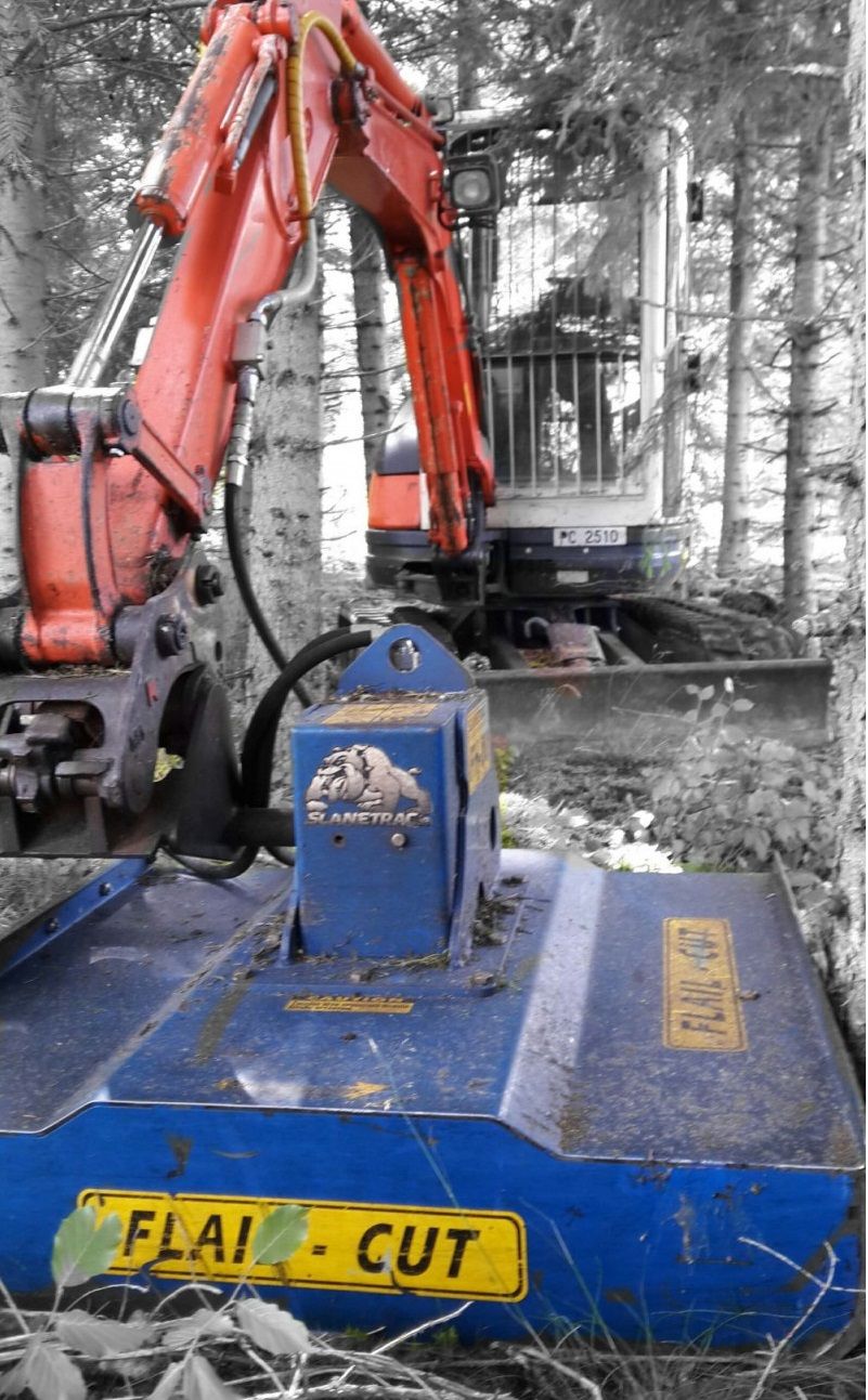 Gyro broyeur pour usage forestier et espaces verts
