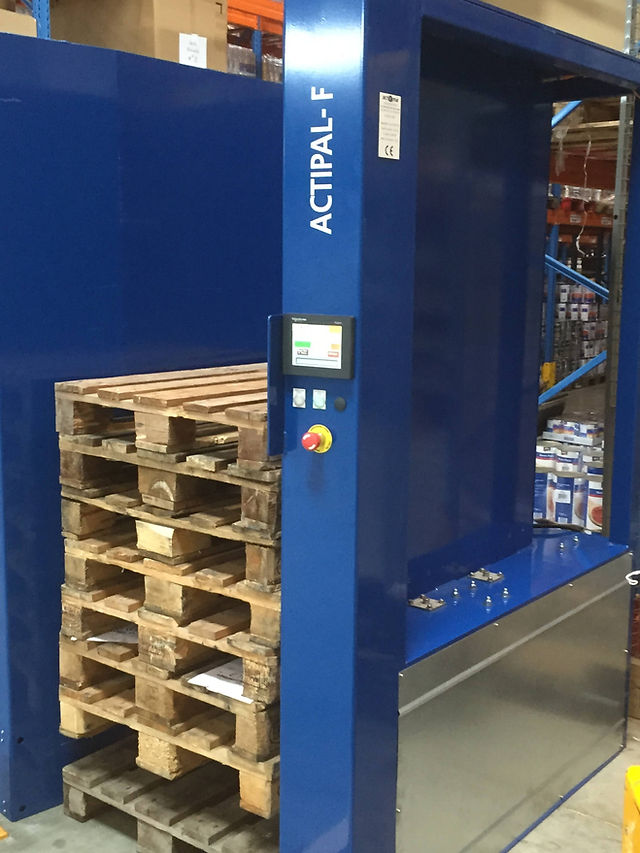 Empileur-dépileur fixe conçu pour Zone de stockage  -  capacité 15, 20, 25, 30 palettes  - disponible sur-mesure -  ACTIPAL-F_5
