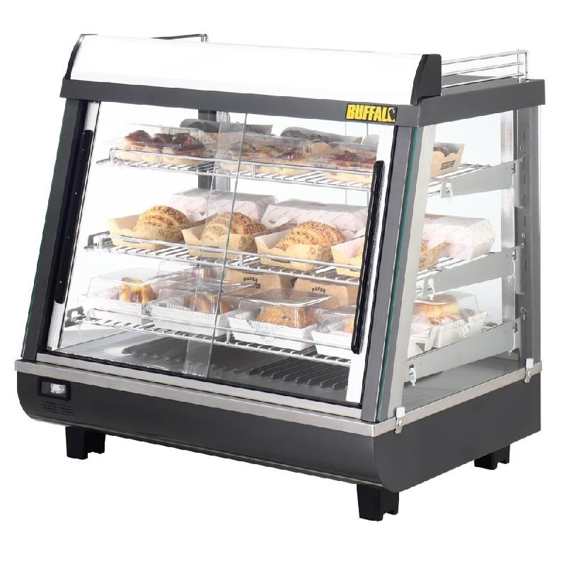 Vitrine chauffante portes avant et arriere 96L - Buffalo - HW927_5