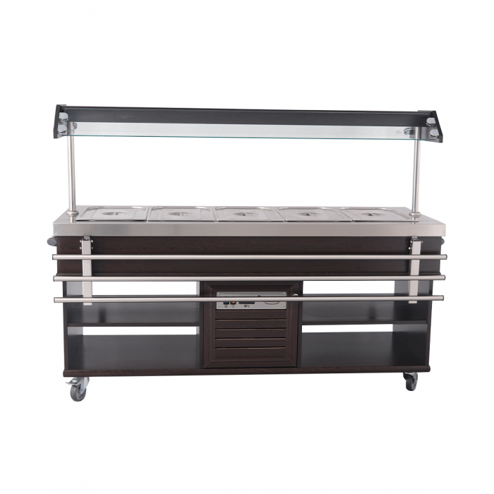 Buffet réfrigerée gn 5/1 l1900mm 7078.0015 COMBISTEEL_5
