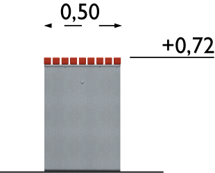 Table publique Birka réf 8003221 - Hags - Montage en 1h, dimensions 1760x490x720 mm_5