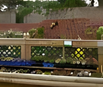 Mur en blocs Betoflor avec humidification des plantations