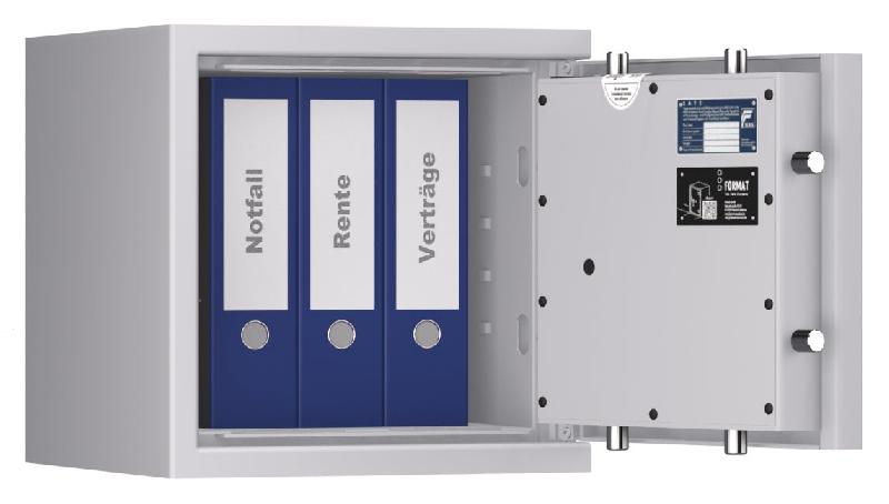 Coffre-fort FORMAT Lyra 2 Classe 0 - Anti-effraction certifié EN 1143-1 - Serrure électronique KABA Combi B 90 / Graphite RAL 7024_5