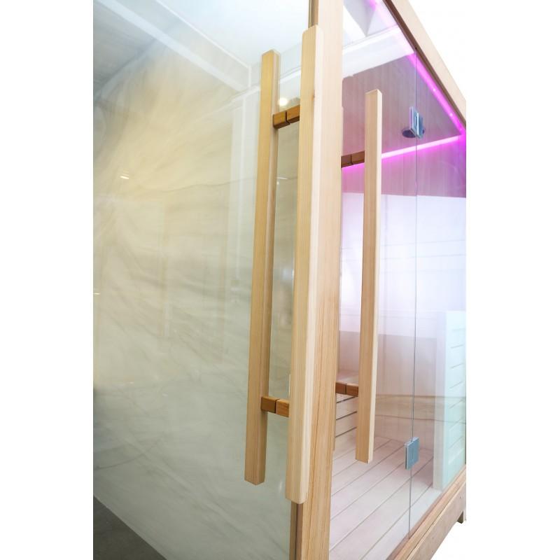 COMBI SAUNA HAMMAM BOREAL® SUBLIMATION BLANC - 8 PLACES - 340*175*210_5