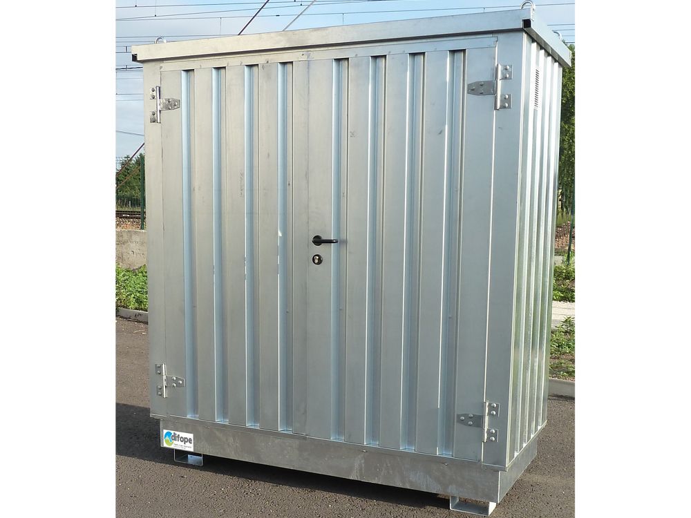 Bungalow de stockage pour liquides toxiques et produits chimiques