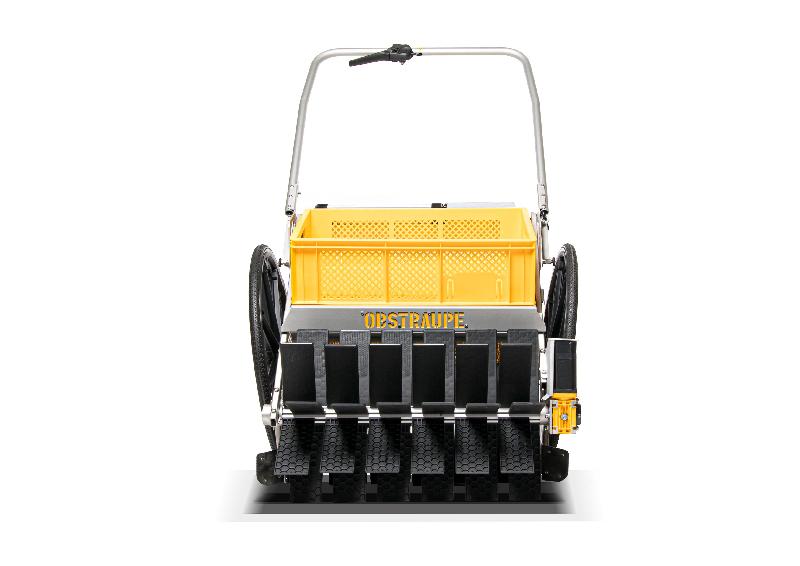 Outil de récolte motorisé avec batterie Li-ion pour 5 heures d’autonomie