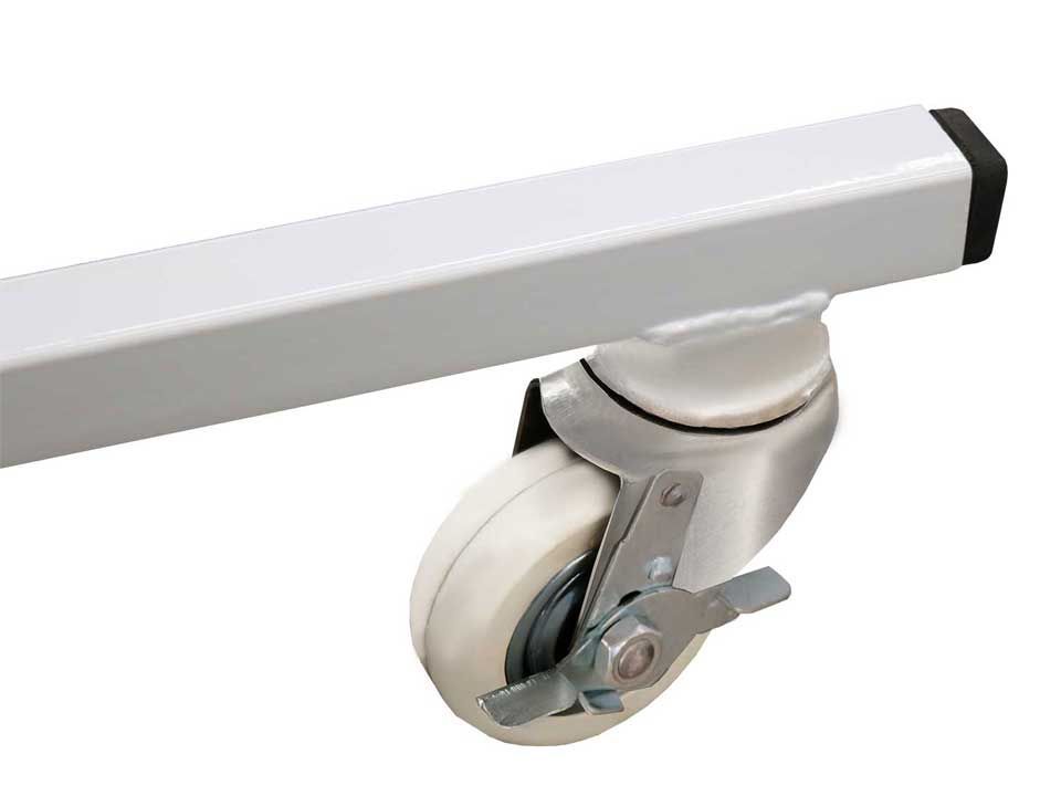 Cloison mobile avec tube acier 30x30mm - dimensions 4m x 2.5m_5