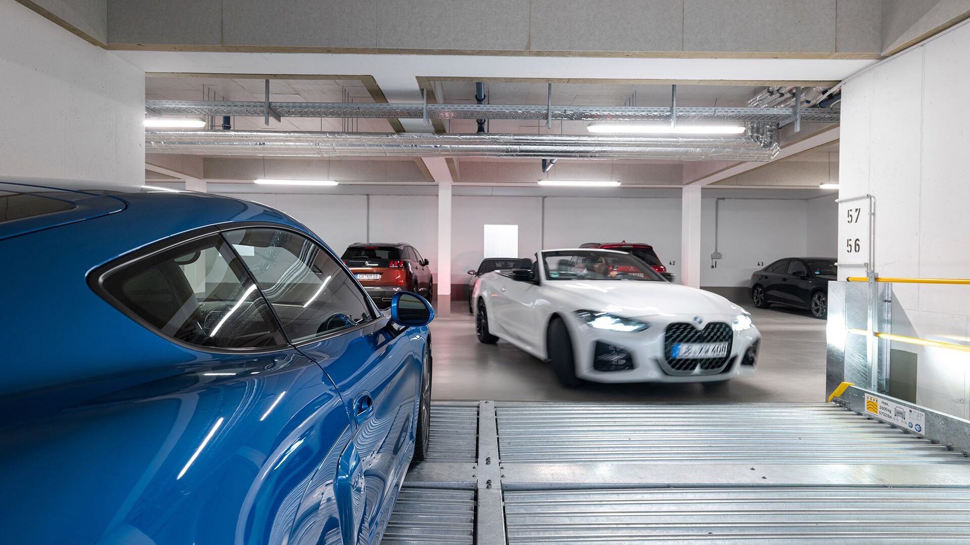 Système de parking mécanique WÖHR avec nouvelles largeurs de plate-forme jusqu'à 300 cm - Parklift 450_5