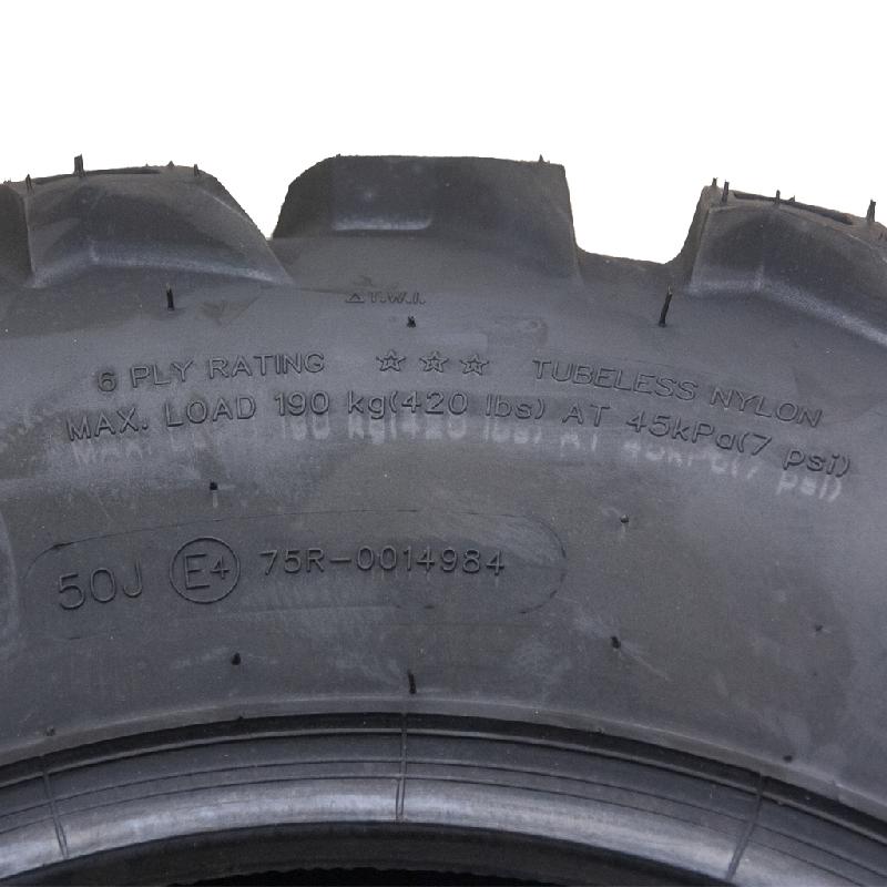25x10.00-12  25x8.00-12 Quad ATV Tyres 6ply Wanda E-Marked Legal (Set of 2 2)_5