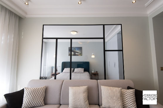 Verrière cloison sur mesure - Idéale pour délimiter vos espaces avec style et lumière naturelle_5