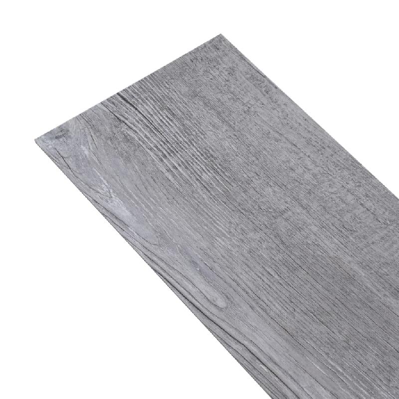 Vidaxl planche de plancher pvc autoadhésif 5,21 m² 2 mm gris bois mat 330197_5