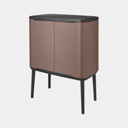 Poubelle tri sélectif Bo Touch Bin - 11 + 23 litres - Satin Taupe - Brabantia - 2 compartiments - 34L_5