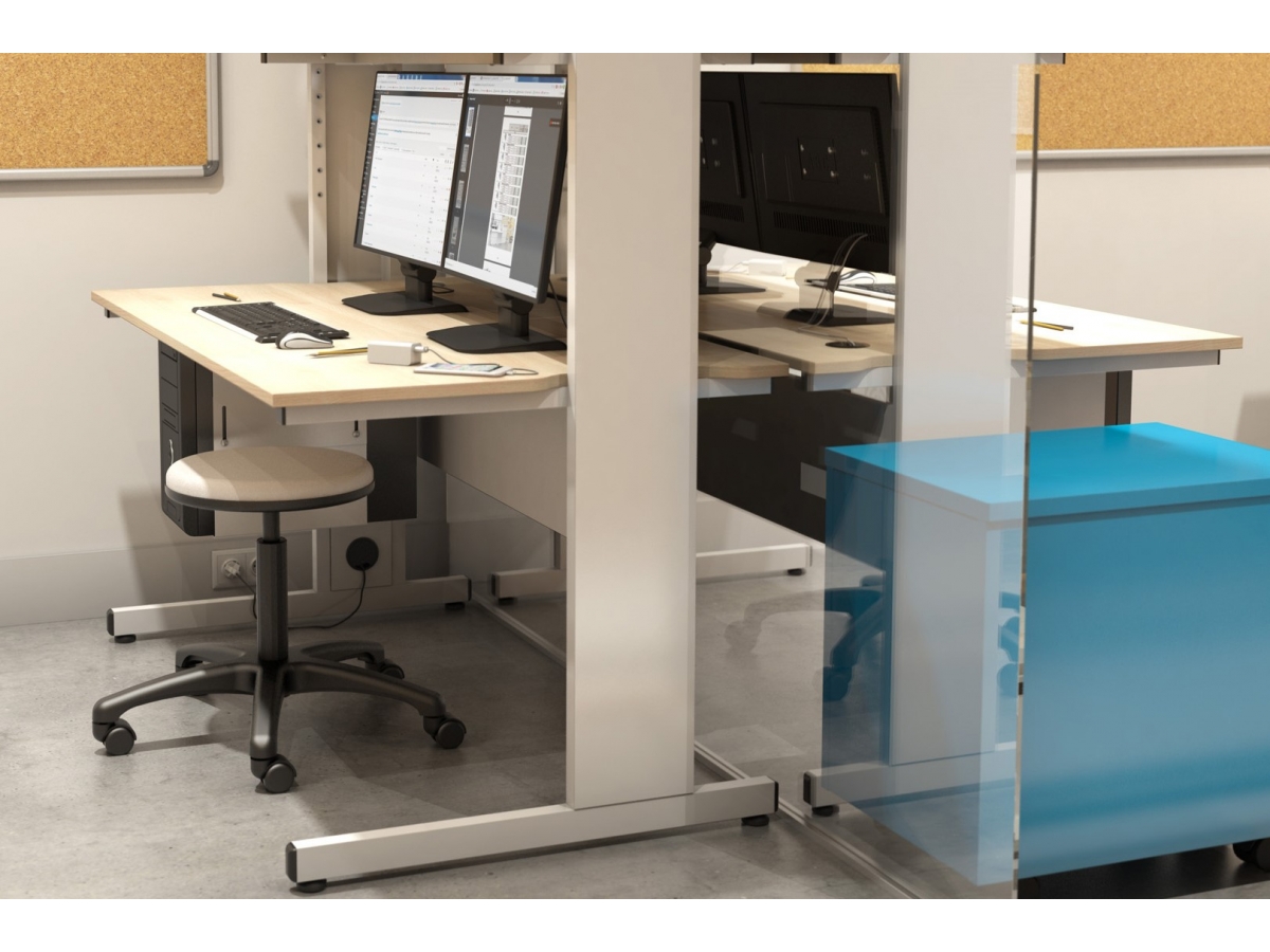 Table informatique multi-niveaux modulable pour l'aménagement des espaces techniques, salles serveurs ou laboratoires - DATA_5