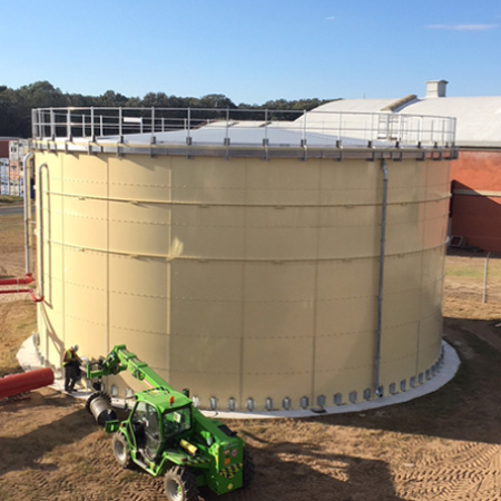 Réservoir boulonné d'eau industrielle - stockage d'eau brute, chlorée, déminéralisée, osmosée ou de forage - Blue Tank_5