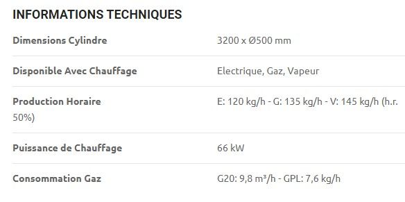 G32.50 - Sécheuse-repasseuse GMP SRL - Cylindre 3200 x Ø500 mm avec système SKS et FSS_5