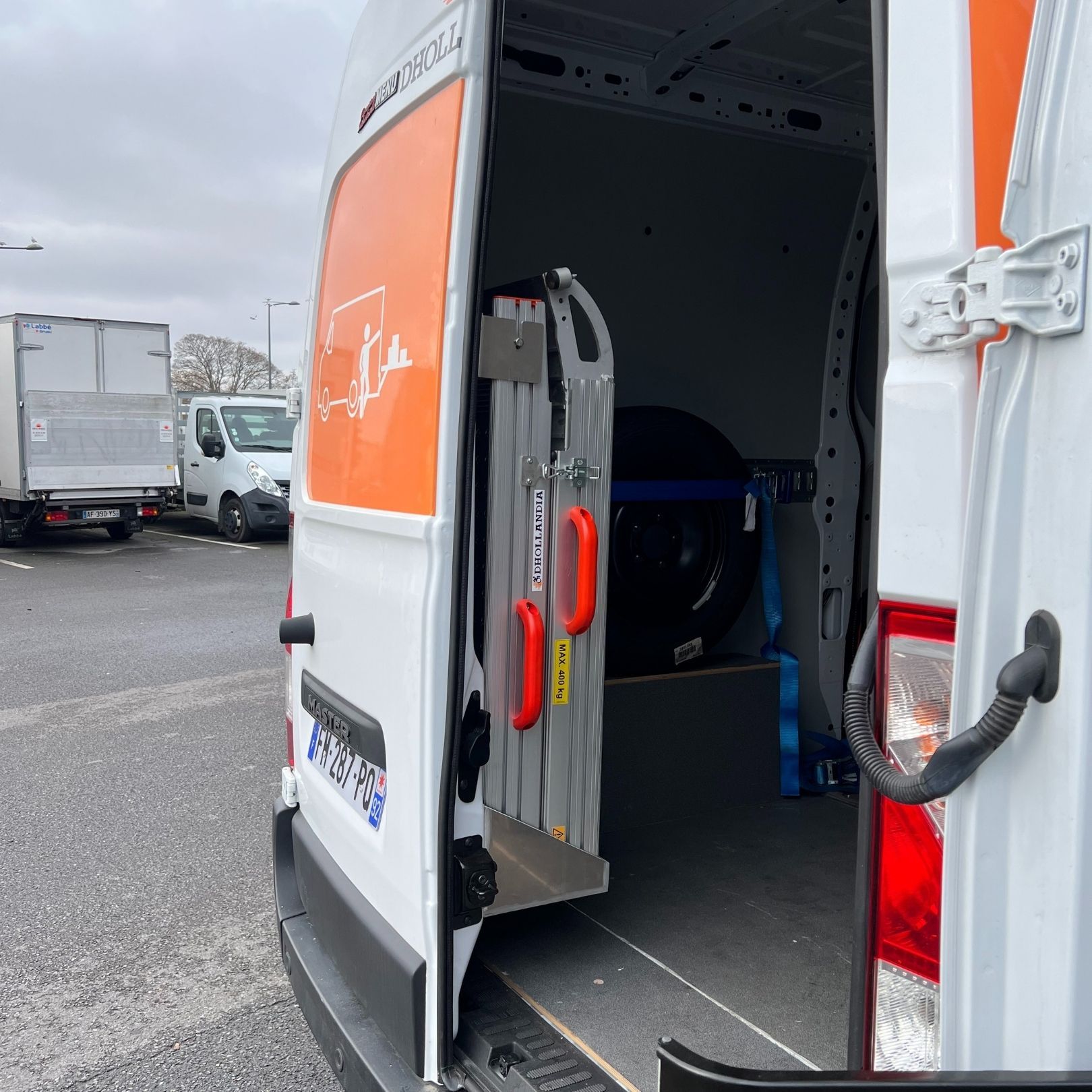 Rampe légère, amovible et portable - Sans fixation - jusqu'à 400 kg - DH-AI01 / AI02_5