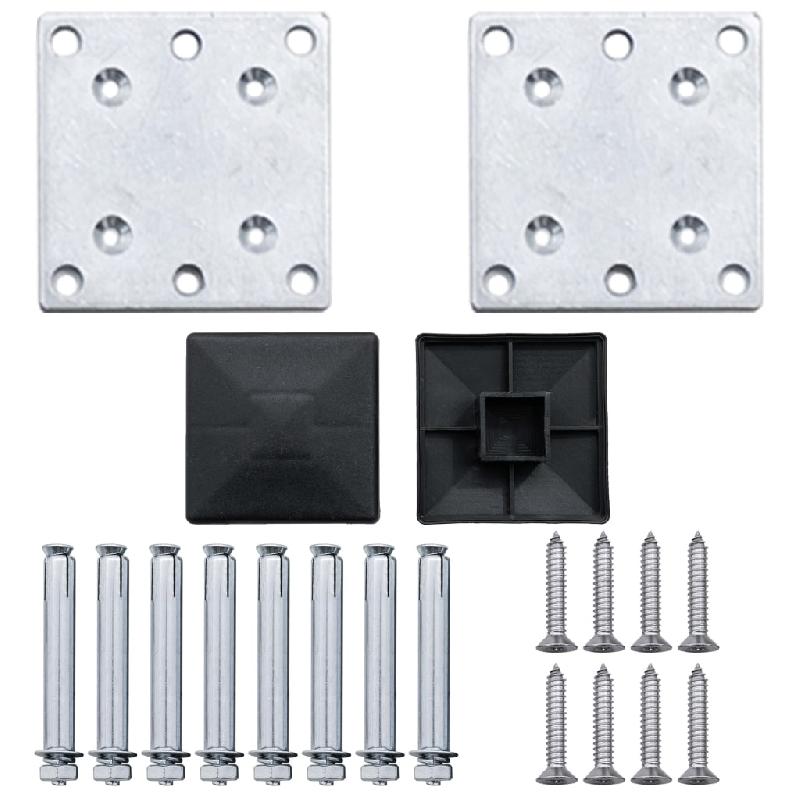 Vidaxl clôture de jardin wpc 180x105 cm gris 49073_5